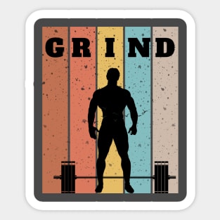 GRIND GYM MOTIVATION Sticker